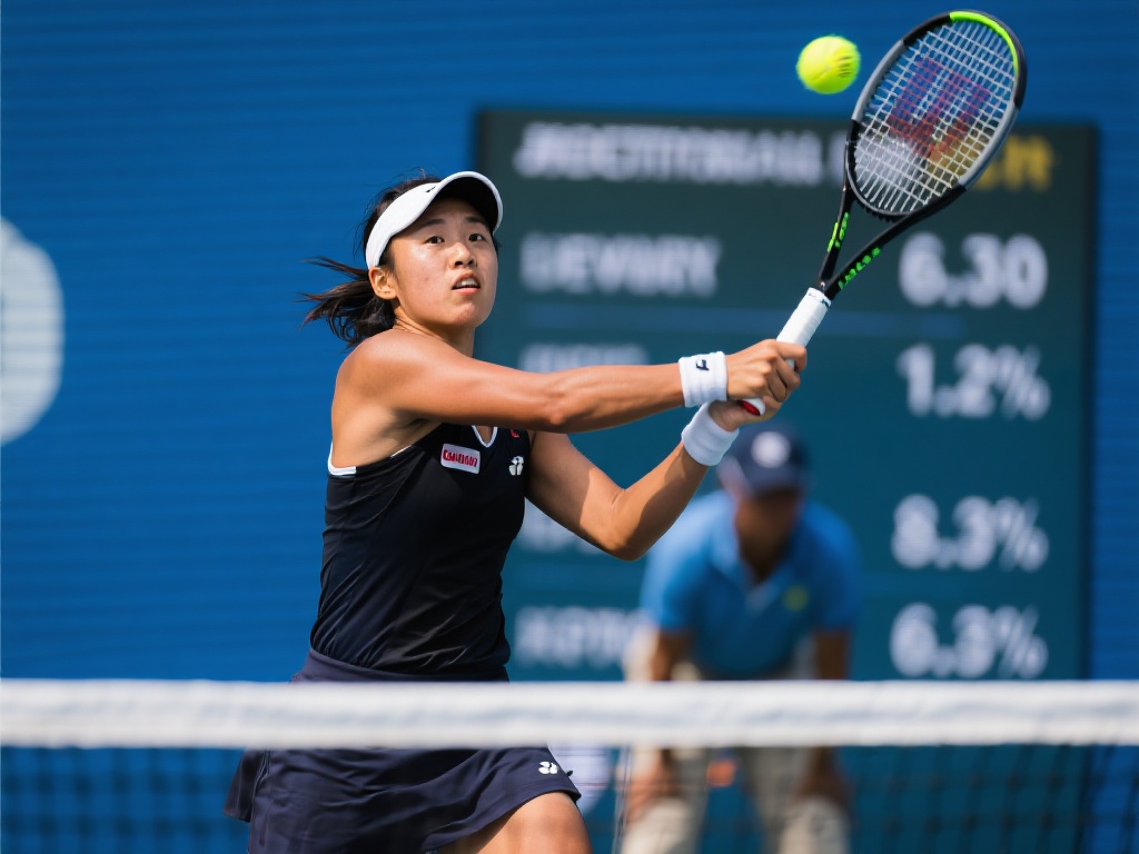 郑钦文苦战三盘力克对手挺进八强 根据比赛数据,郑钦文在关键分把握能力方面